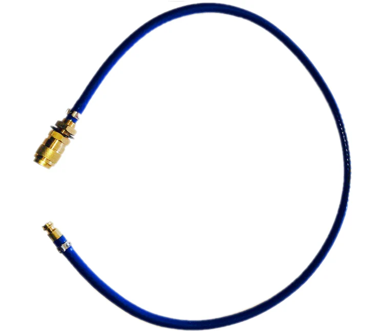 BLUE EXTENSION FROM TORCH TO COOLER