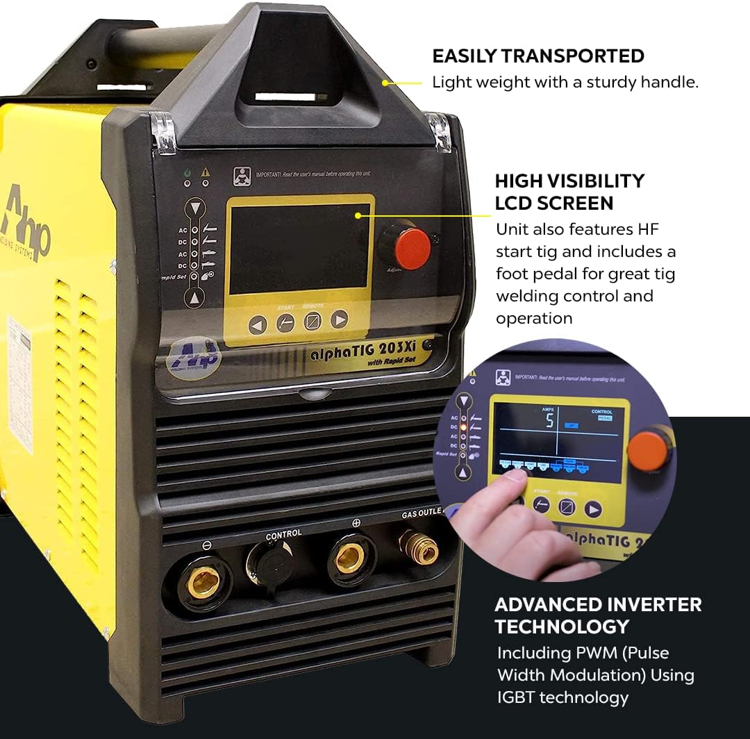 NEW 2026 AlphaTIG 203Xi with  WIRELESS FOOT PEDAL - Image 3