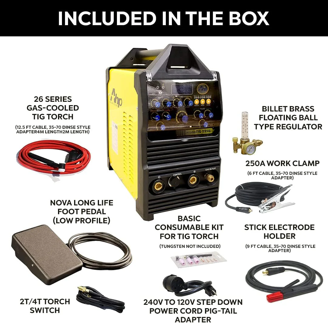 NEW 2026 AlphaTIG 225Xi with WIRELESS FOOT PEDAL - Image 3